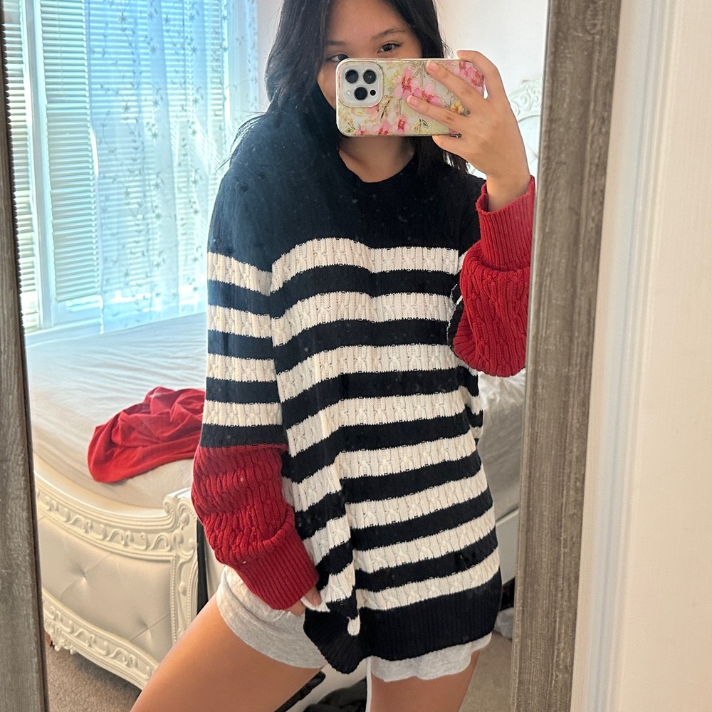 tommy hilfiger cable knit sweater